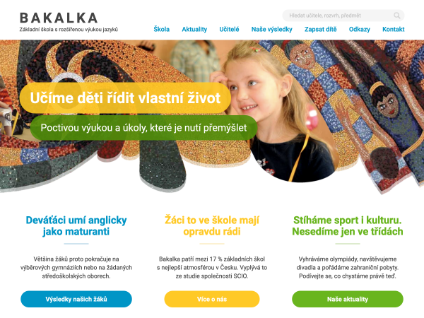 Bakalka.cz - homepage